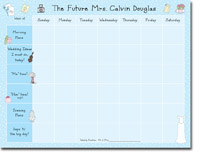 Chatsworth Robin Maguire - Calendar Pads (My Wedding - Calendar Pad)