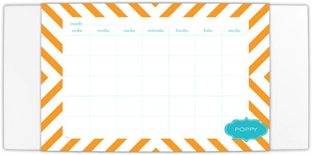 Dabney Lee Personalized Blotter & Pads - Chevron Dabney Lee Personalized Blotter & Pads - Chevron