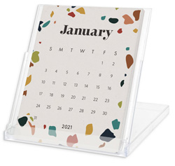 2022 Terrazzo Desktop Calendars by Ruff House Art