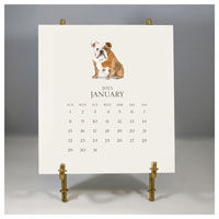 Stacy Claire Boyd - Customized Pet Calendar 2023 Desk Calendar & Easel