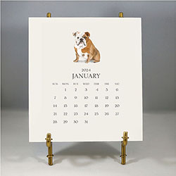 Stacy Claire Boyd - Customized Pet Calendar 2024 Desk Calendar & Easel