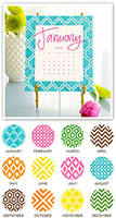 Stacy Claire Boyd - Painted Pattern Desk Calendar & Easel 2026