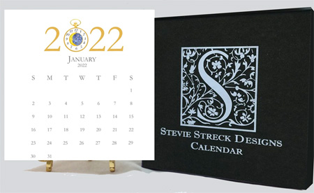 Stevie Streck Designs - Desk Calendar (2022) Stevie Streck Designs - Desk Calendar (2022)