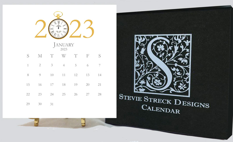 Stevie Streck Designs - Desk Calendar (2023): More Than Paper