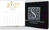 Stevie Streck Designs - Desk Calendar (2027)