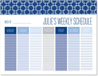 Weekly Calendar Pads by iDesign - Links
