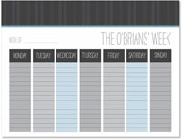 Weekly Calendar Pads by iDesign - Wool