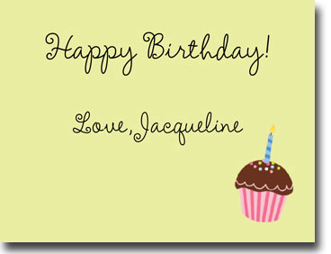 Calling Cards by Boatman Geller - Cupcake Calling Card Calling Cards by Boatman Geller - Cupcake Calling Card