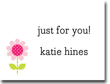 Calling Cards by Boatman Geller - Big Pink Daisy Calling Card Calling Cards by Boatman Geller - Big Pink Daisy Calling Card