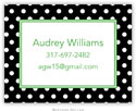 Create-Your-Own Calling Cards by Boatman Geller (Polka Dot)