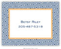 Create-Your-Own Calling Cards by Boatman Geller (Greek Key)