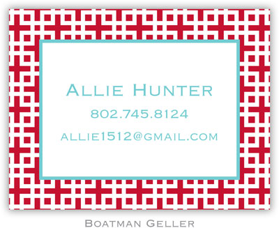 Create-Your-Own Calling Cards by Boatman Geller (Lattice) Create-Your-Own Calling Cards by Boatman Geller (Lattice)