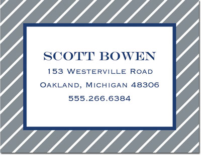 Create-Your-Own Calling Cards by Boatman Geller (Kent Stripe) Create-Your-Own Calling Cards by Boatman Geller (Kent Stripe)