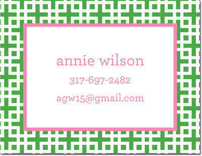 Create-Your-Own Calling Cards by Boatman Geller (Lattice) Create-Your-Own Calling Cards by Boatman Geller (Lattice)