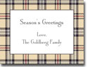 Calling Cards by Boatman Geller - Town Plaid Calling Card