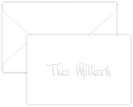 Anthony Embossed Gift Enclosure Cards by Embossed Graphics