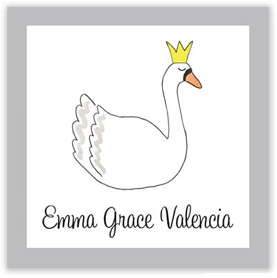 Gift Enclosure Cards by Kelly Hughes Designs (Swan Princess)