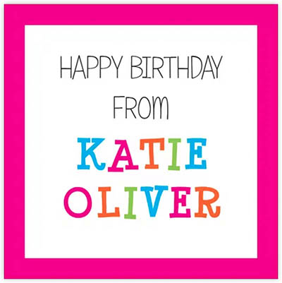 Gift Enclosure Cards by Kelly Hughes Designs (Funky Pink Letters) Gift Enclosure Cards by Kelly Hughes Designs (Funky Pink Letters)