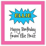 Gift Enclosure Cards by Kelly Hughes Designs (Pink Superhero)