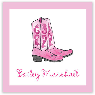 Gift Enclosure Cards by Kelly Hughes Designs (Cowgirl Boots)