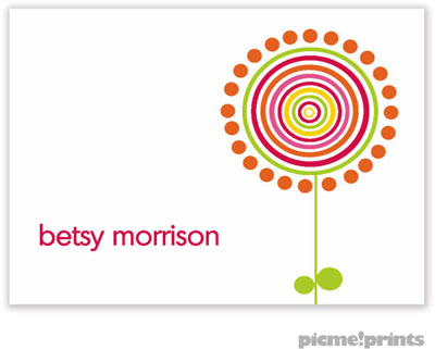 PicMe Prints - Calling Cards - Lollies White (Flat) PicMe Prints - Calling Cards - Lollies White (Flat)