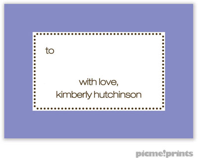 PicMe Prints - Calling Cards - Tiny Beads Periwinkle (Flat) PicMe Prints - Calling Cards - Tiny Beads Periwinkle (Flat)