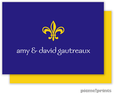 PicMe Prints - Calling Cards - Solid Purple/Sunshine (Flat) PicMe Prints - Calling Cards - Solid Purple/Sunshine (Flat)