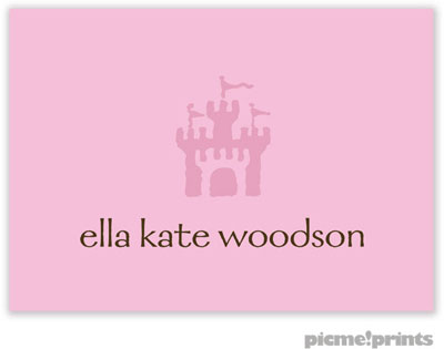 PicMe Prints - Calling Cards - Solid Baby Pink/Baby Pink (Folded) PicMe Prints - Calling Cards - Solid Baby Pink/Baby Pink (Folded)
