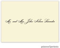 PicMe Prints - Calling Cards - Ivory (Flat)