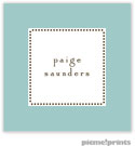 PicMe Prints - Calling Cards - Tiny Beads Robin's Egg (Flat)