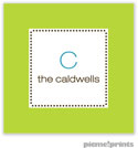 PicMe Prints - Calling Cards - Tiny Beads Chartreuse (Flat)
