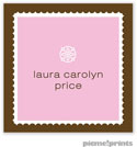 PicMe Prints - Calling Cards - Scalloped Border Pink (Flat)