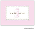 PicMe Prints - Calling Cards - Tiny Beads Baby Pink (Folded)