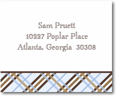 SCB CC 10 - Calling Cards by Stacy Claire Boyd - Alex's Plaid SCB CC 10 - Calling Cards by Stacy Claire Boyd - Alex's Plaid