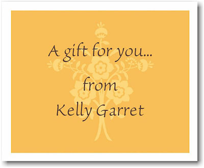 SCB CC 10 - Calling Cards by Stacy Claire Boyd - Bouquet SCB CC 10 - Calling Cards by Stacy Claire Boyd - Bouquet
