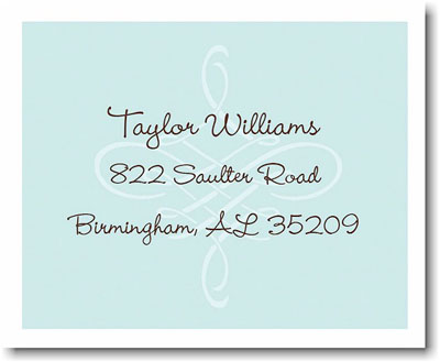 Stacy Claire Boyd Calling Cards - Elegant Scroll