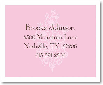 SCB CC 10 - Calling Cards by Stacy Claire Boyd - Nosegay SCB CC 10 - Calling Cards by Stacy Claire Boyd - Nosegay