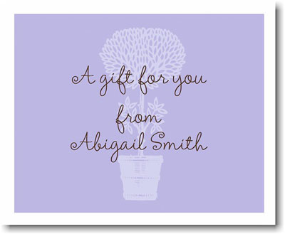 SCB CC 10 - Calling Cards by Stacy Claire Boyd - Topiary SCB CC 10 - Calling Cards by Stacy Claire Boyd - Topiary