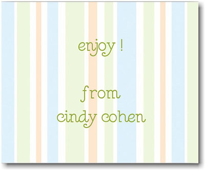 Stacy Claire Boyd Calling Cards - Sunset Cabana