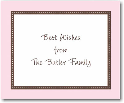 SCB CC 10 - Calling Cards by Stacy Claire Boyd - Simply Pink SCB CC 10 - Calling Cards by Stacy Claire Boyd - Simply Pink
