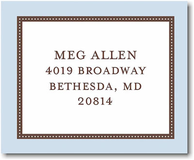 SCB CC 10 - Calling Cards by Stacy Claire Boyd - Simply Blue SCB CC 10 - Calling Cards by Stacy Claire Boyd - Simply Blue