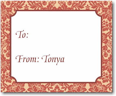 SCB CC 10 - Calling Cards by Stacy Claire Boyd - Ginger Brocade SCB CC 10 - Calling Cards by Stacy Claire Boyd - Ginger Brocade