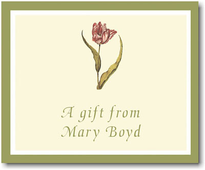 SCB CC 10 - Calling Cards by Stacy Claire Boyd - Terrific Tulip SCB CC 10 - Calling Cards by Stacy Claire Boyd - Terrific Tulip