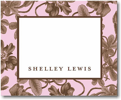 SCB CC 10 - Calling Cards by Stacy Claire Boyd - Pretty Pink Botanical SCB CC 10 - Calling Cards by Stacy Claire Boyd - Pretty Pink Botanical
