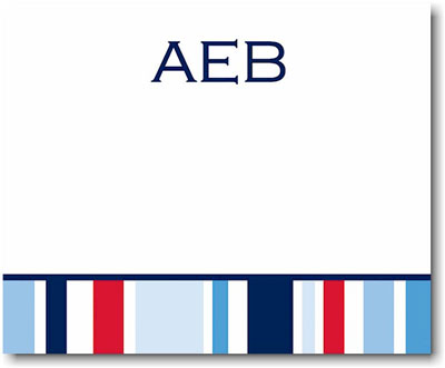 SCB CC 10 - Calling Cards by Stacy Claire Boyd - Nautical Stripe SCB CC 10 - Calling Cards by Stacy Claire Boyd - Nautical Stripe