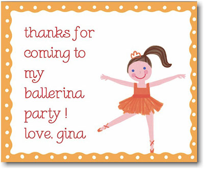 Stacy Claire Boyd Calling Cards - Gina Ballerina