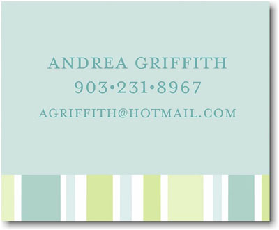 SCB CC 10 - Calling Cards by Stacy Claire Boyd - Mr. Big - Aqua SCB CC 10 - Calling Cards by Stacy Claire Boyd - Mr. Big - Aqua