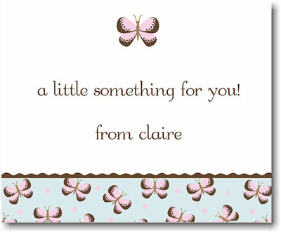 Stacy Claire Boyd Calling Cards - Bashful Butterflies