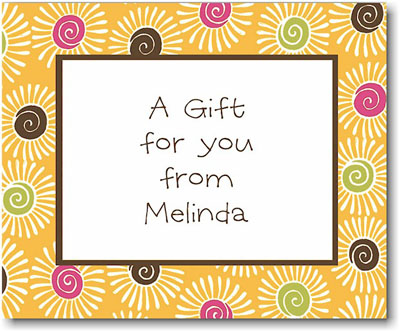 SCB CC 10 - Calling Cards by Stacy Claire Boyd - Mango Fiesta