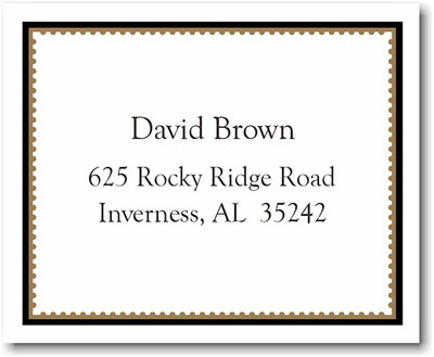 SCB CC 10 - Calling Cards by Stacy Claire Boyd - Black Deckled Border SCB CC 10 - Calling Cards by Stacy Claire Boyd - Black Deckled Border